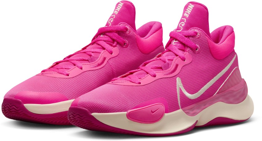 Pink nike mens basketball hot sale shoes