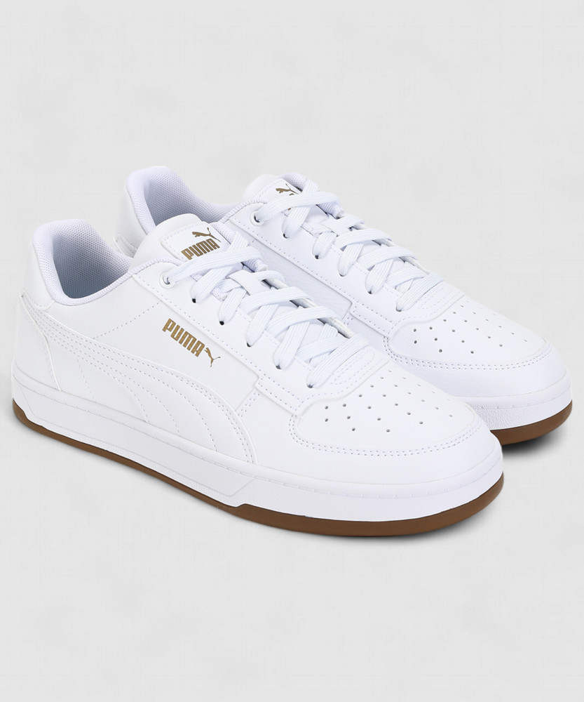 puma white with gold