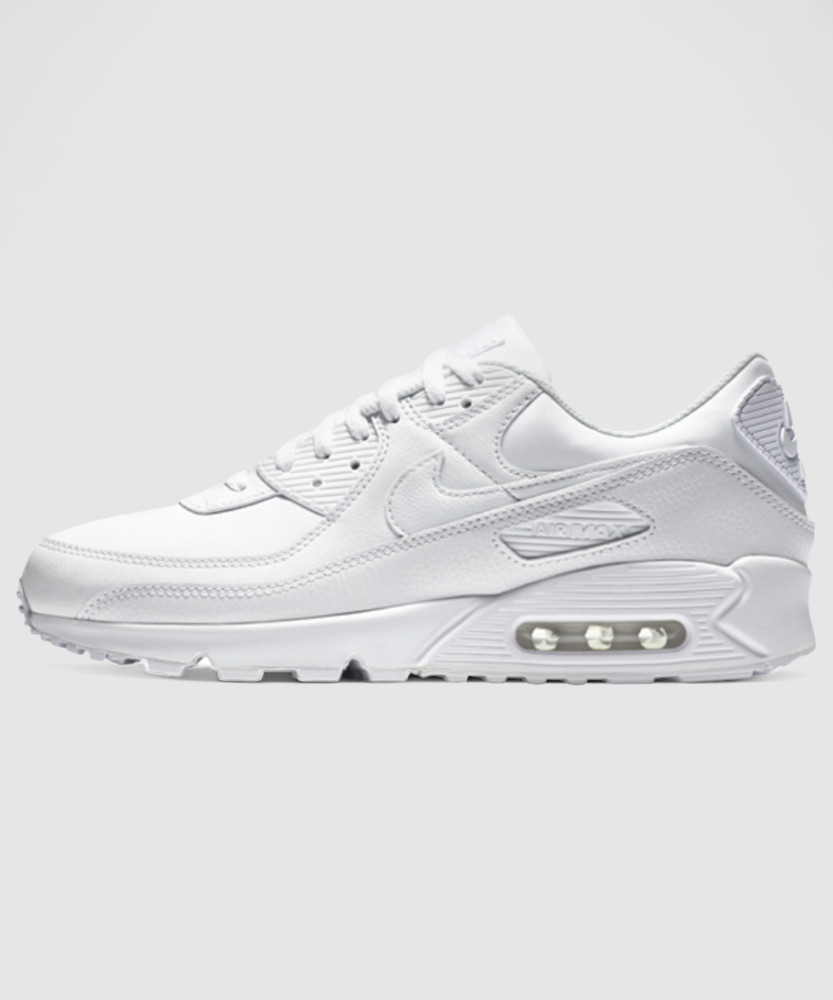 white nike air max running shoes