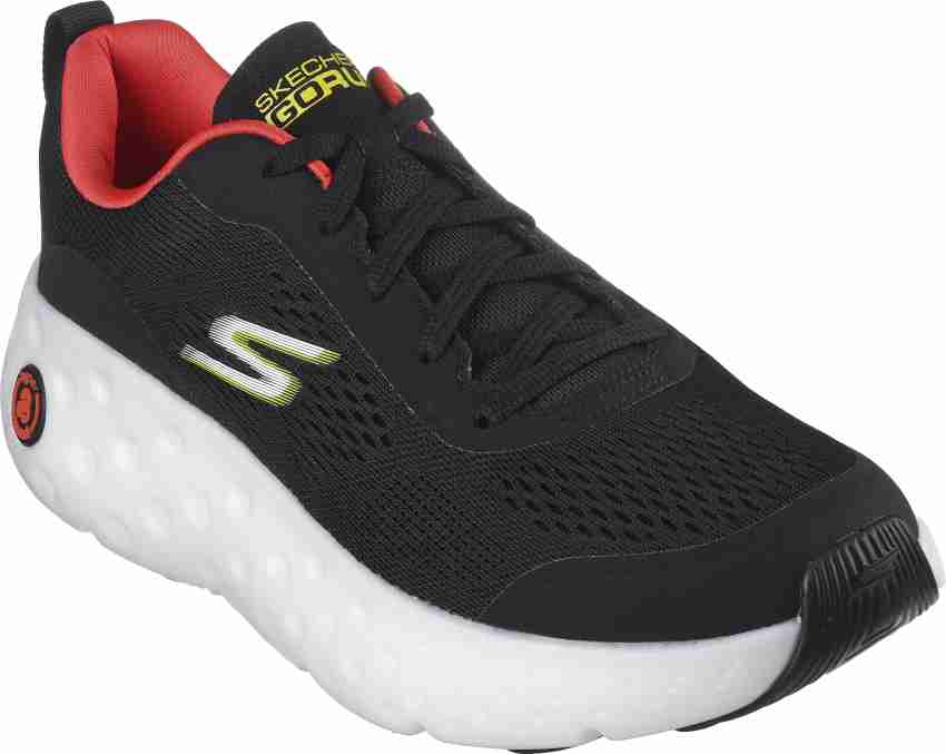 Buy Skechers MAX CUSHIONING HYPER CRAZE BOUNCE Running Shoes In Red
