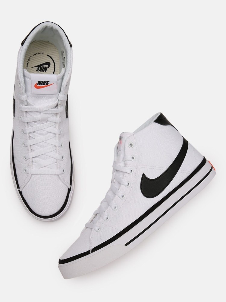 Old school white store nike high tops