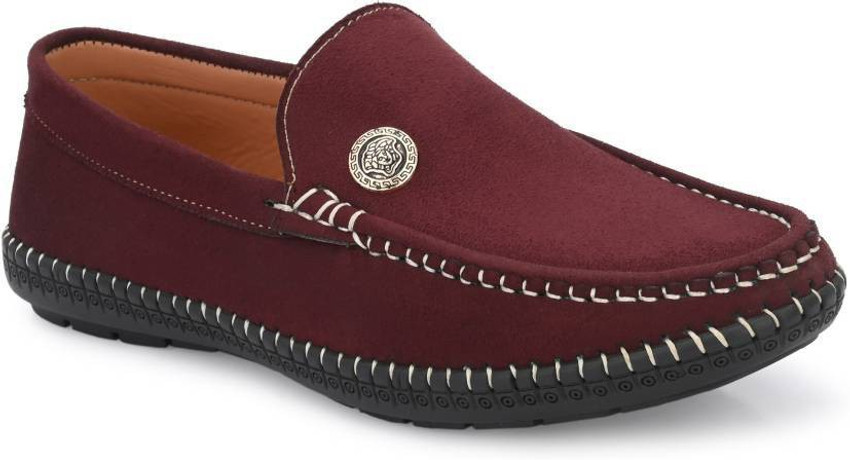 Red clearance colour loafers