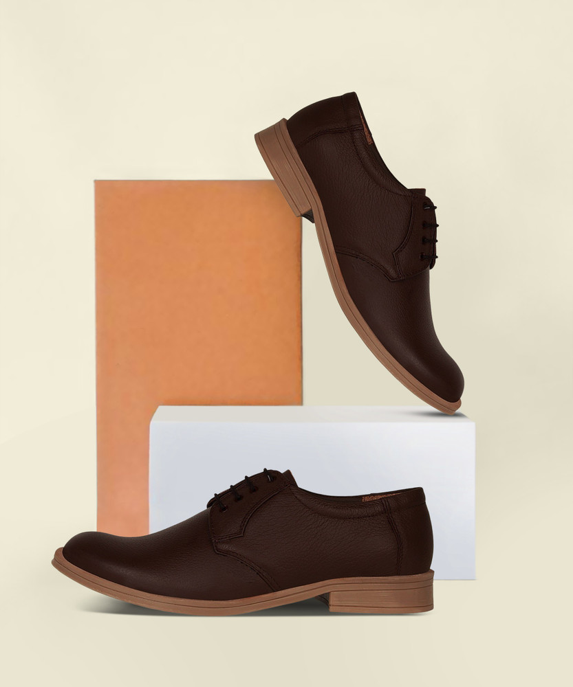 SeeandWear Ruff Leather Lace Up Shoes For Men