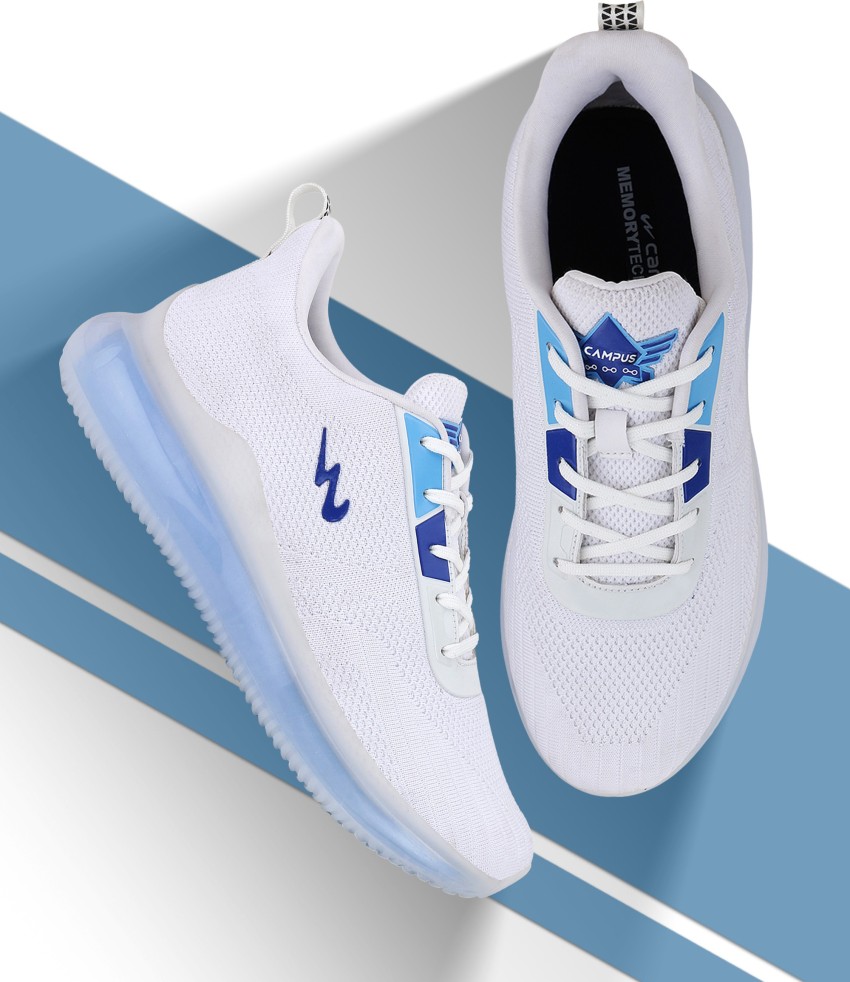White Lancer Lace Up Men Sports Shoes at Best Price in Vadodara | Golden  Footcare Company