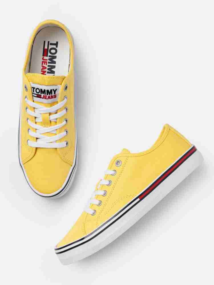 Yellow tommy hilfiger deals shoes