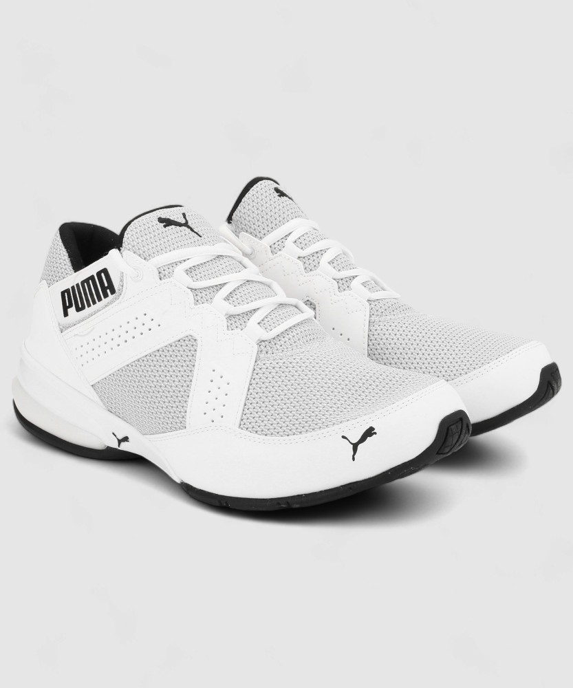 PUMA Enzin Mesh Running Shoes For Men Buy Puma White Puma Black Color PUMA Enzin Mesh Running Shoes For Men Online at Best Price Shop Online for Footwears in India