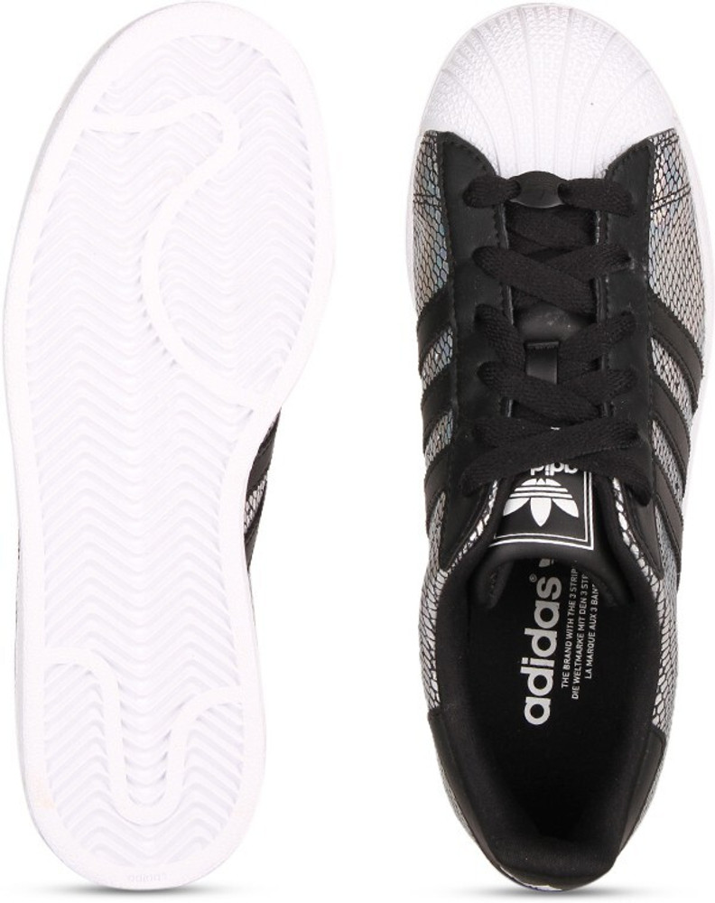 Adidas superstar womens black and white india outlet