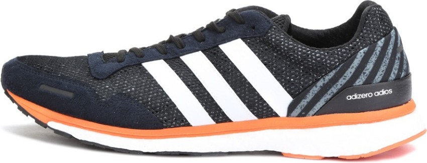 ADIDAS ADIZERO ADIOS M Running Shoes For Men Buy CBLACK FTWWHT ENEORA Color ADIDAS ADIZERO ADIOS M Running Shoes For Men Online at Best Price Shop Online for Footwears in India