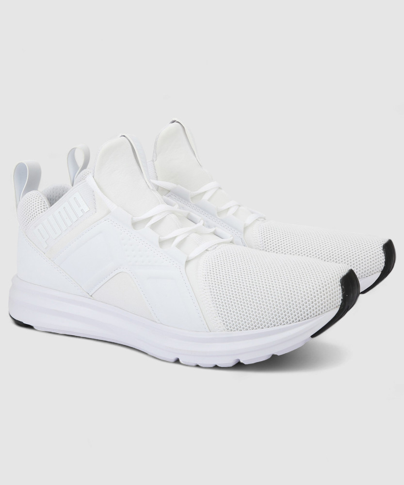 puma white sports shoes flipkart
