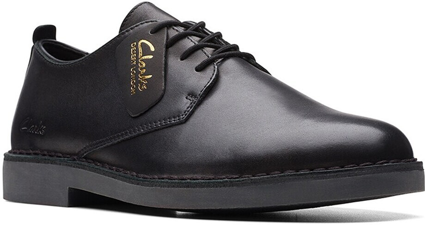 clarks desert london black