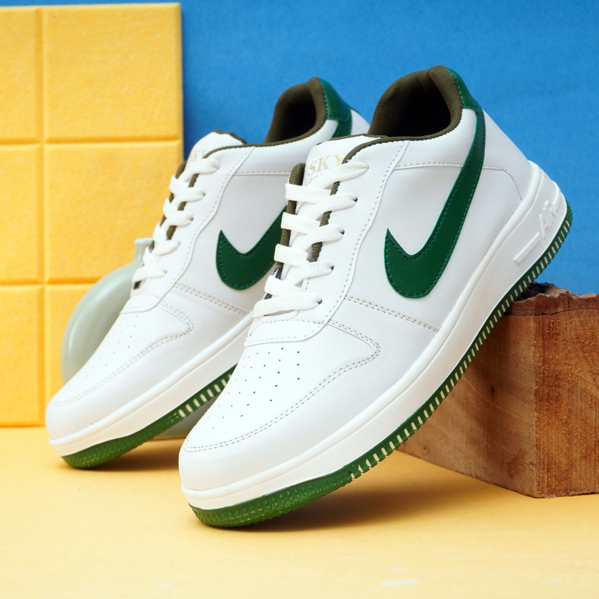 OSKY White Sneakers Sneakers For Men White Green Sneakers For Men Buy OSKY White Sneakers Sneakers For Men White Green Sneakers For Men Online at Best Price Shop Online for
