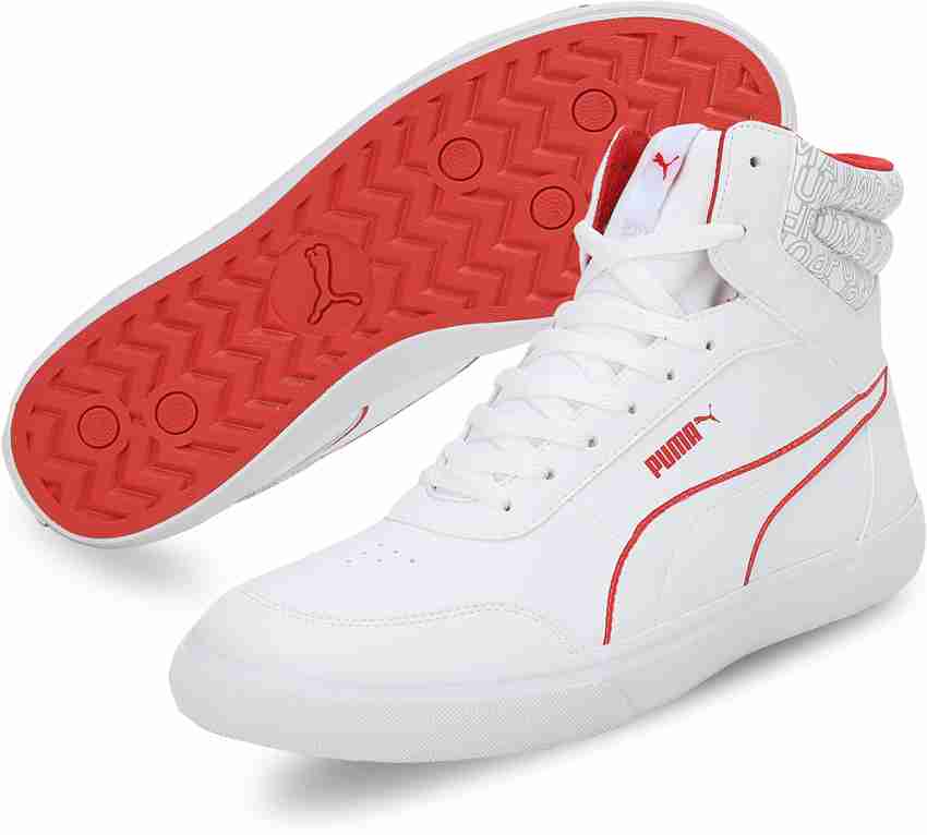 Puma high tops red best sale