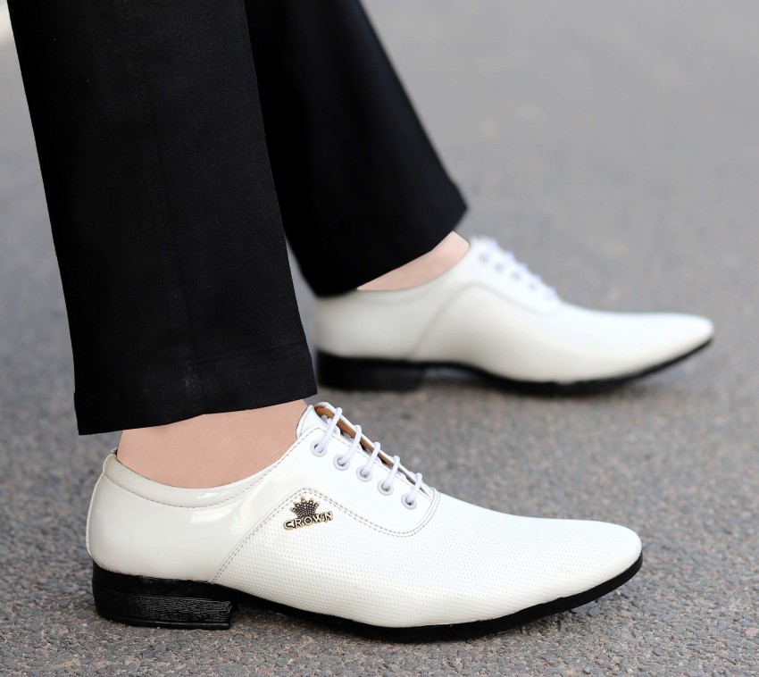 Formal shoes white on sale colour