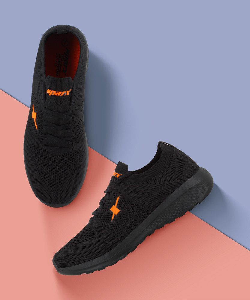 Sparx black shoes for men sale