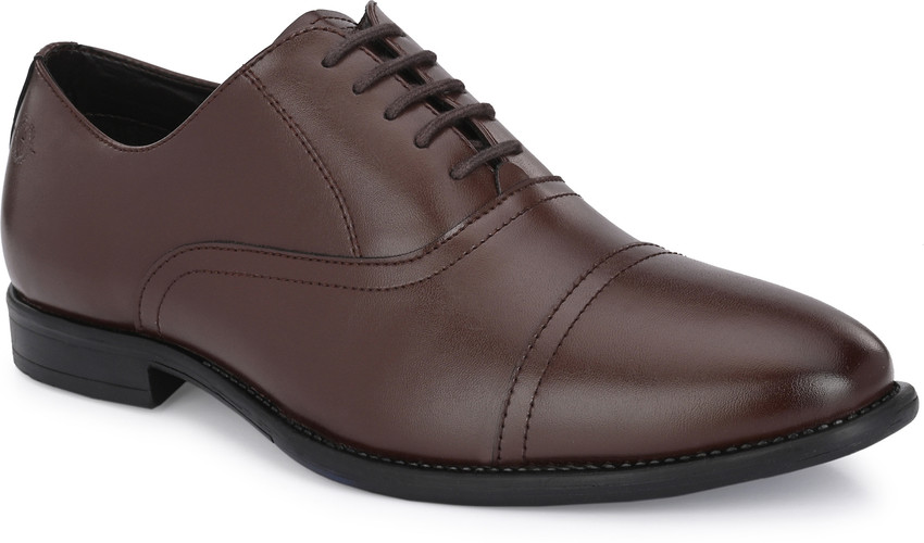 ALBERTO TORRESI Alberto Torresi Brown Synthetic formal Shoes Lace