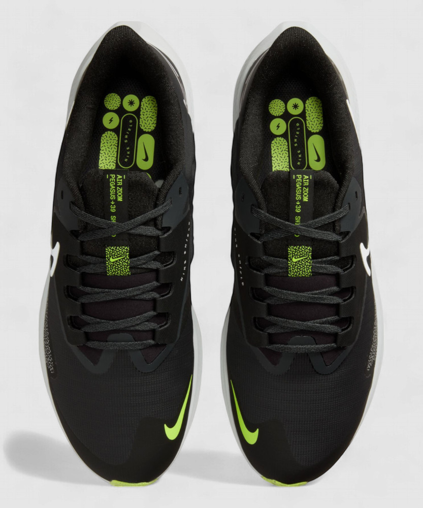 Nike training air zoom elevate trainers in grey and lime hotsell