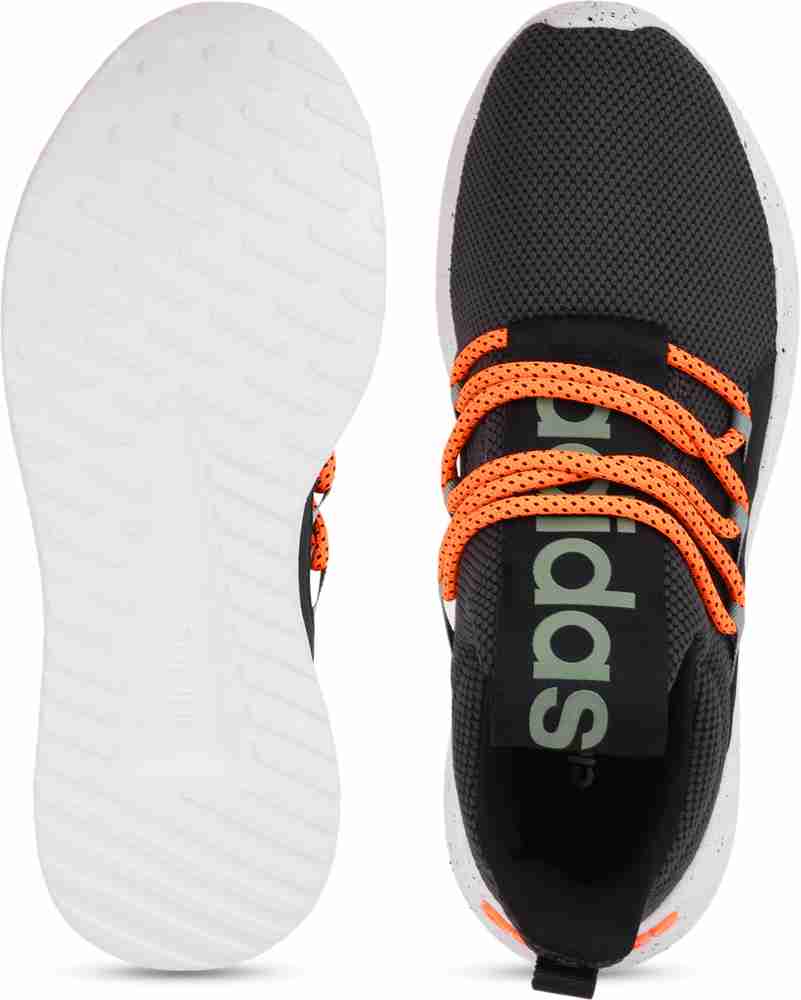 Adidas lite hot sale racer grey orange