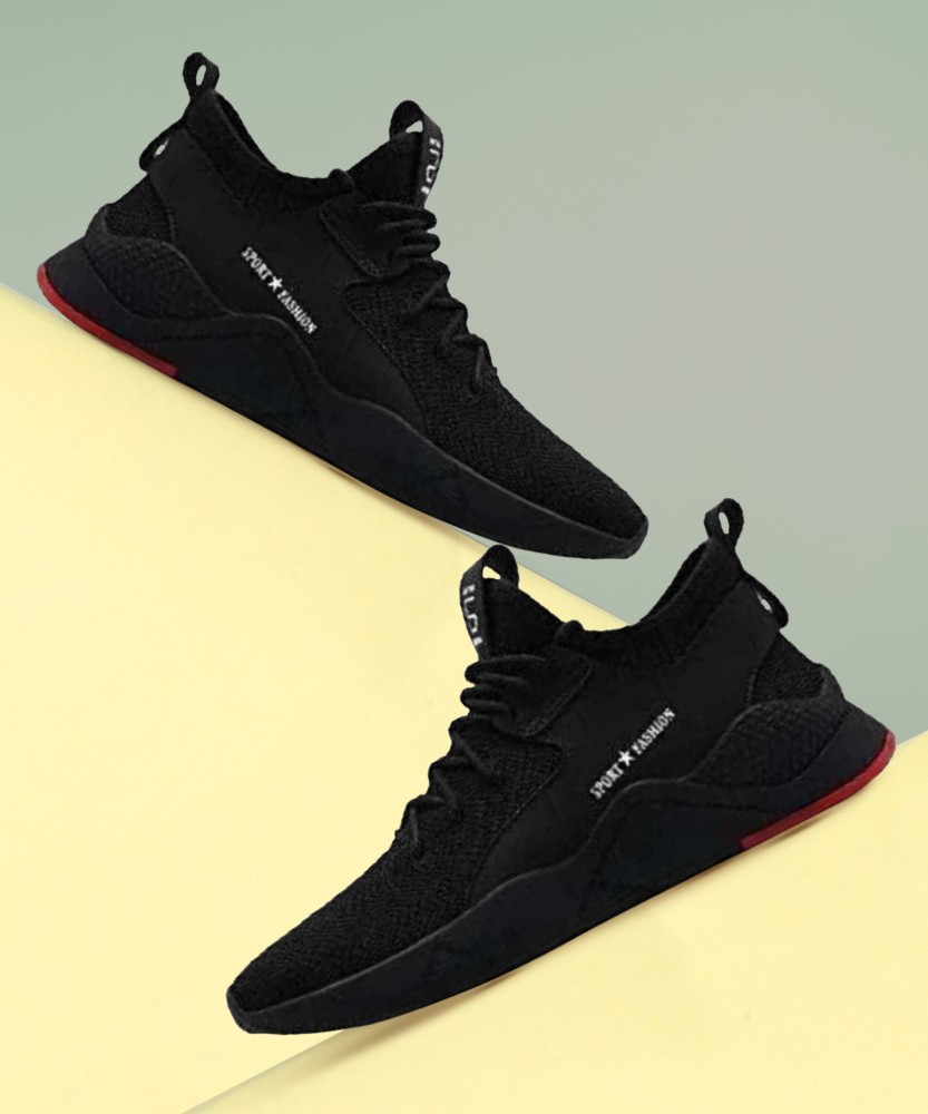 Black gym outlet sneakers