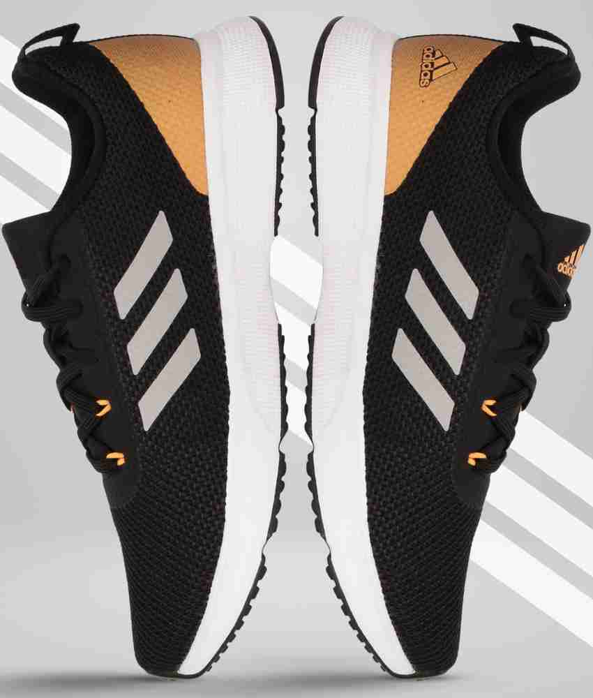 Adidas running shoes outlet women black and gold