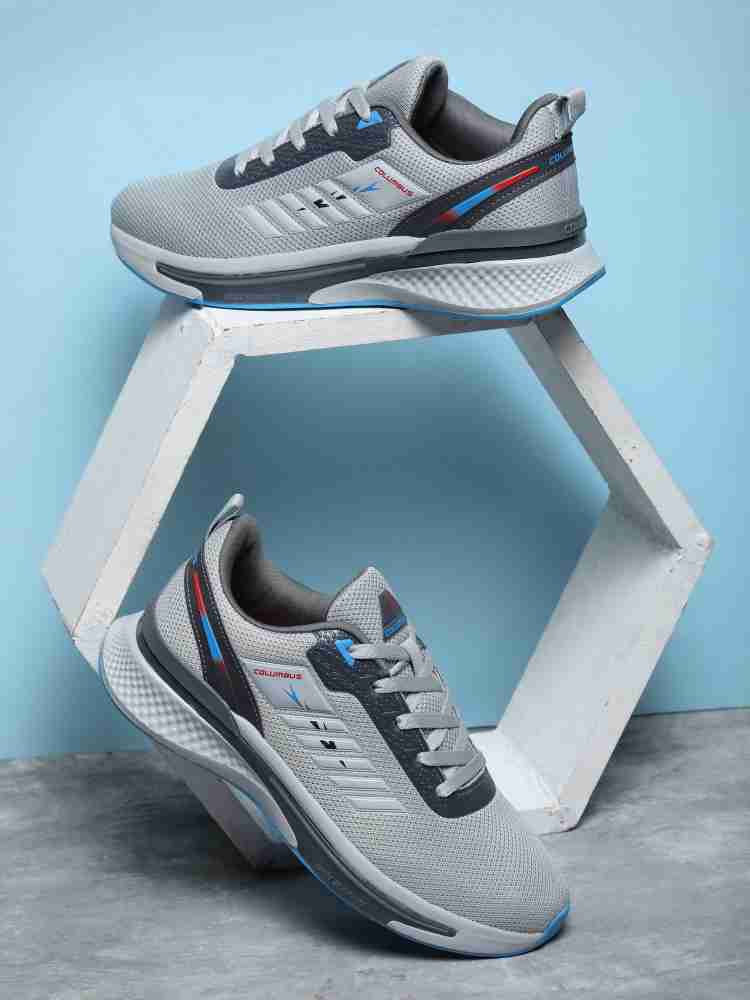 Columbus grey running shoes discount