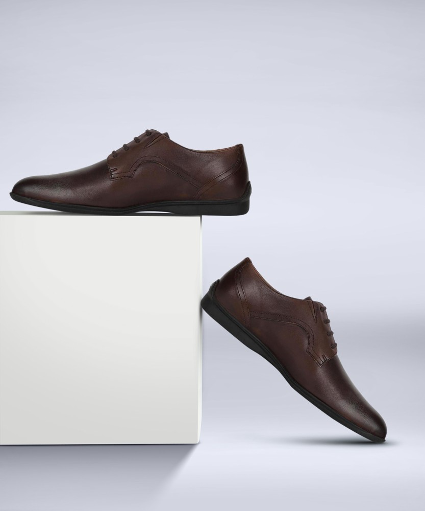 Louis Philippe Brown Formal Shoes: Buy Louis Philippe Brown Formal Shoes  Online at Best Price in India
