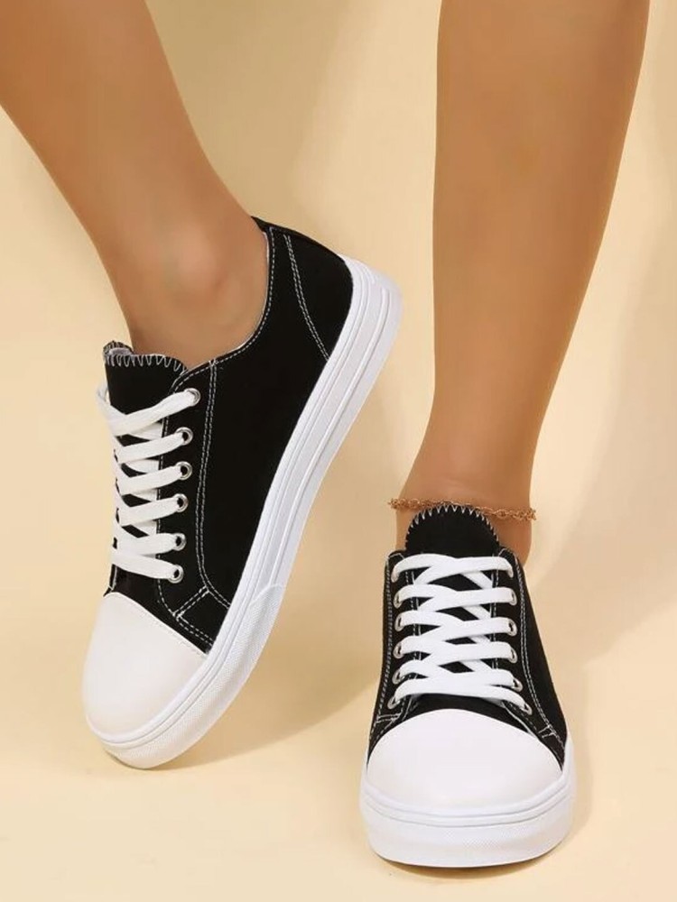 Black and white shoes ladies online