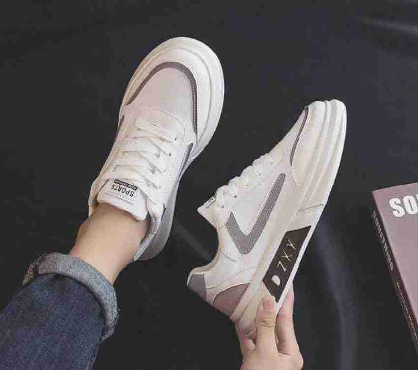 Nilatin Trendy White Sneaker for Men Sneakers For Women - Buy