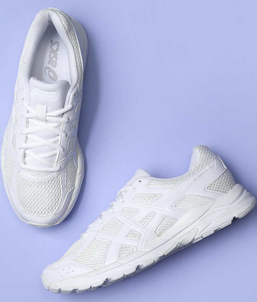 Asics sports outlet shoes white