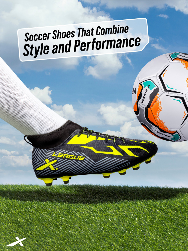 VECTOR X LEAGUE With Rib Ankle Football Shoes For Men