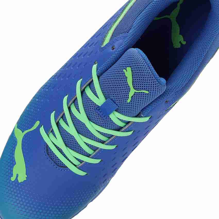 Puma blue and outlet green shoes