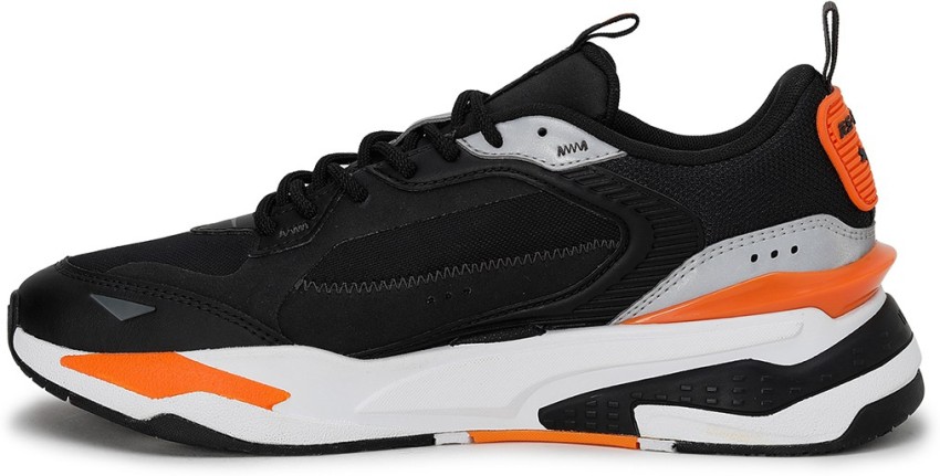 Puma rsx cheap black orange