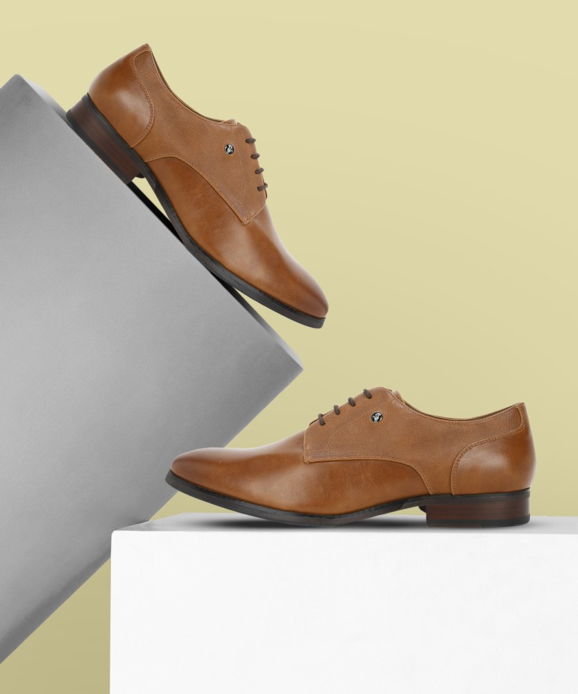 LOUIS PHILIPPE Lace Up Shoes For Men - Buy Tan Color LOUIS PHILIPPE Lace Up  Shoes For Men Online at Best Price - Shop Online for Footwears in India