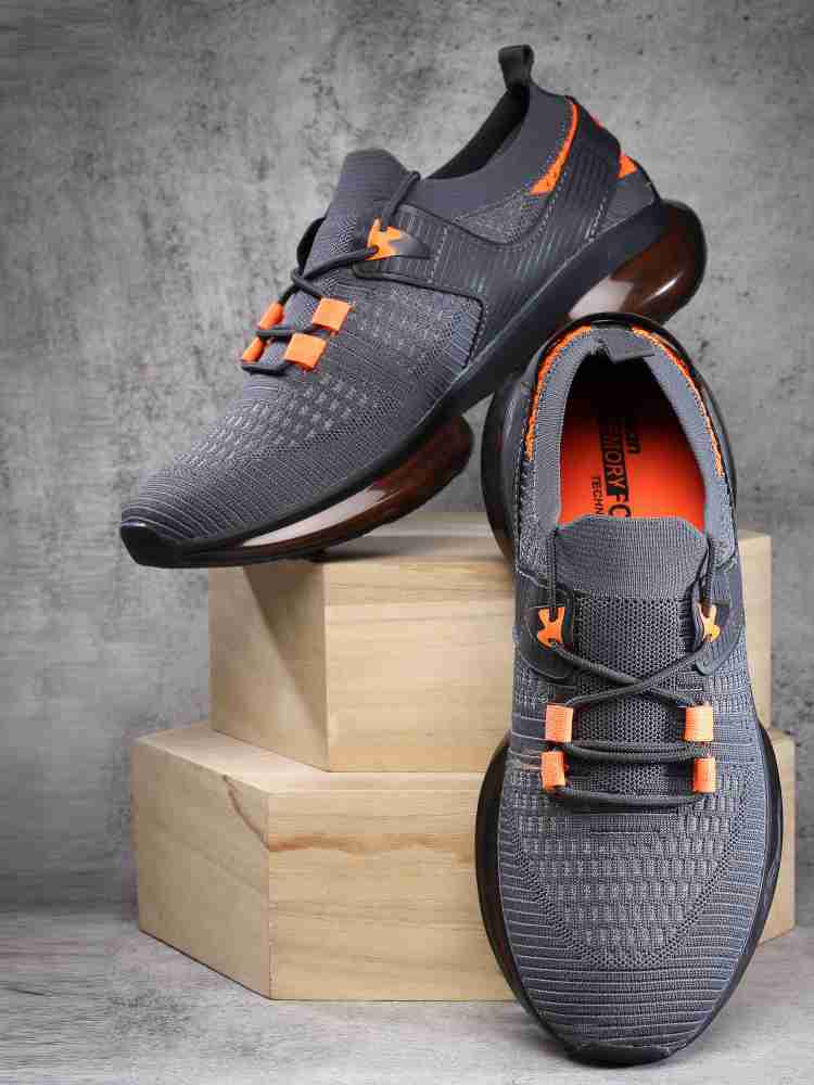 asian Carbon 02 Gray Sports Casual Gym Training Sneakers Stylish