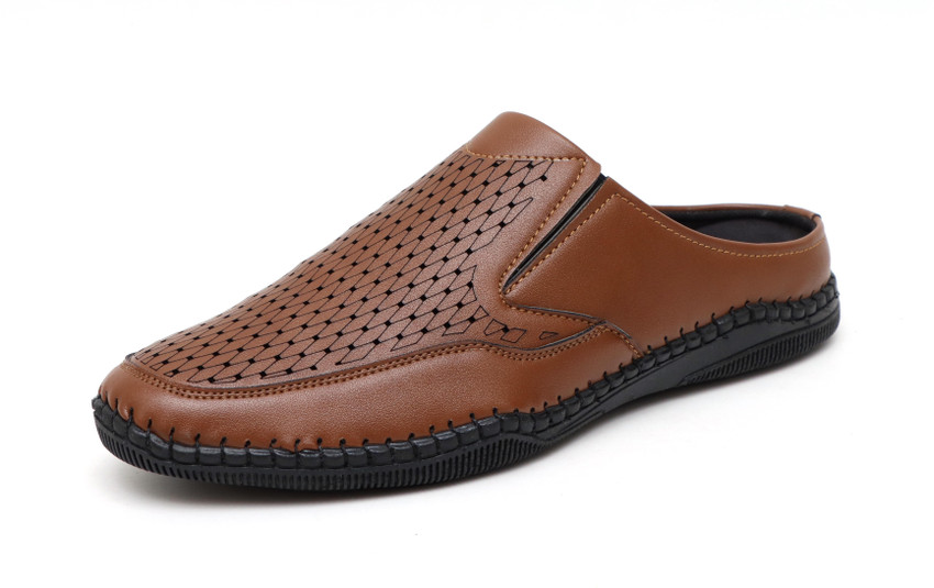 Mens open heel loafers top