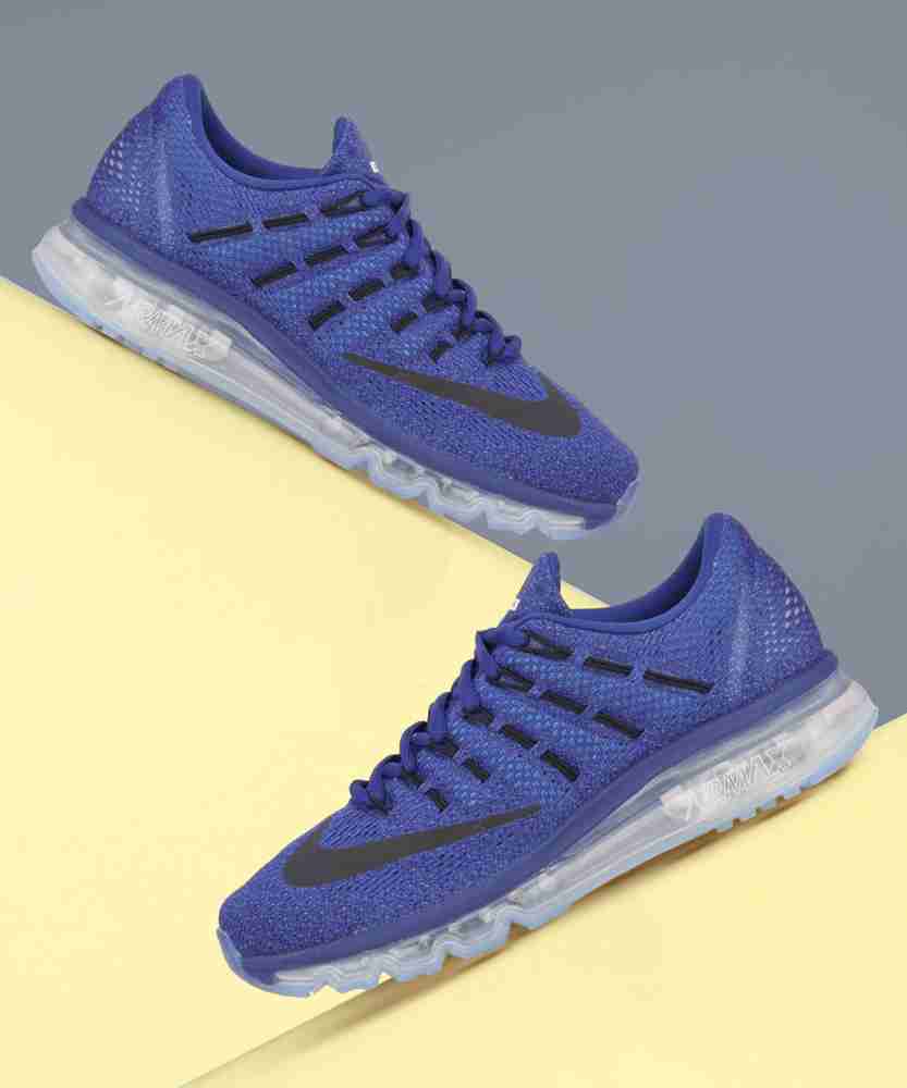 NIKE AIR MAX 2016 Running Shoes For Men Buy Deep Royal Blue Black Racer Blue Color NIKE AIR MAX 2016 Running Shoes For Men Online at Best Price Shop Online for Footwears in India Flipkart