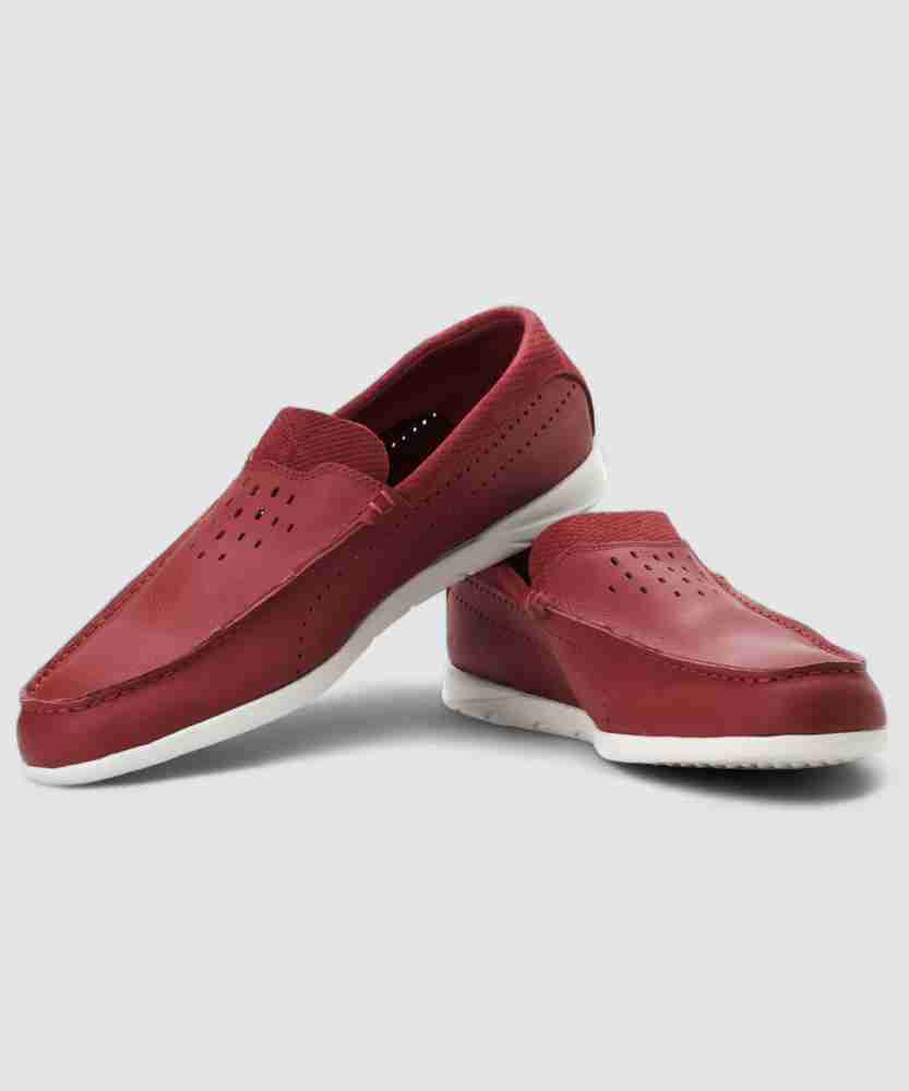Puma red loafers 2025