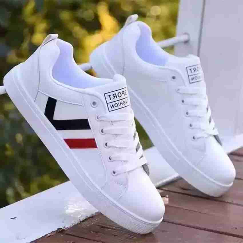 World Wear Footwear Latest Exclusive Affordable Collection of Trendy Stylish White Casual Shoes Sneakers For Men Buy World Wear Footwear Latest Exclusive Affordable Collection of Trendy Stylish White ...