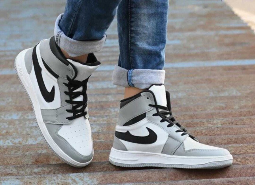 Nike grey high ankle shoes online