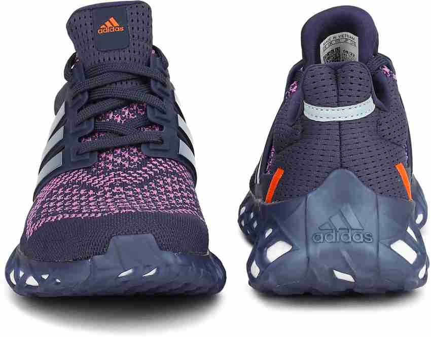 Adidas ultra boost core black action purple shock clearance red