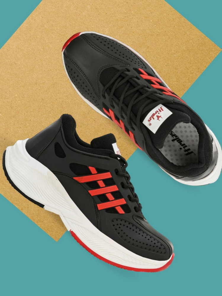 Hirolas Hirolas VelocityMax Sports Running Sneakers Shoes. Black