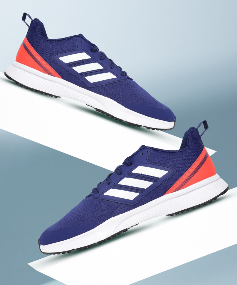 ADIDAS ADIDAS Men Blue Woven Design Stunicon Running Shoes Running Shoes For Men