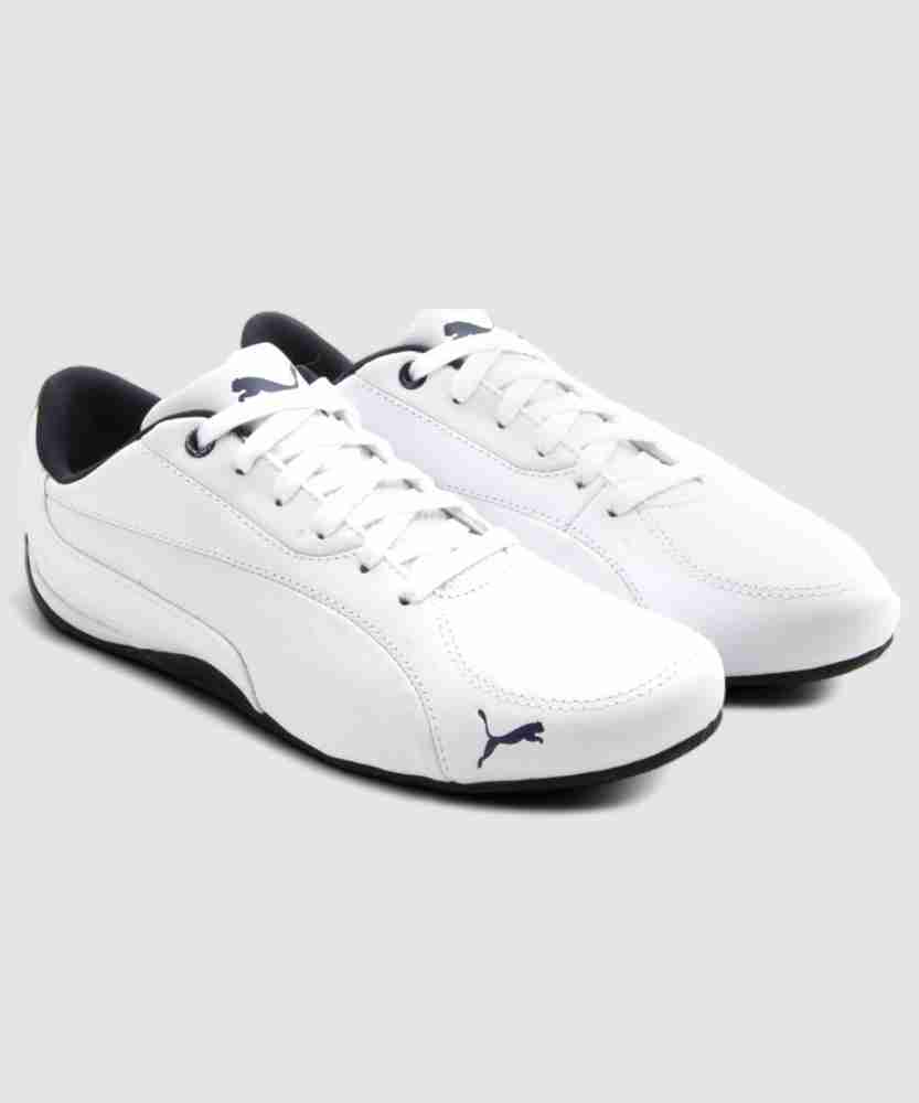 PUMA Drift Cat 5 LEA Men Sneakers For Men Buy white blue heaven Color PUMA Drift Cat 5 LEA Men Sneakers For Men Online at Best Price Shop Online for Footwears