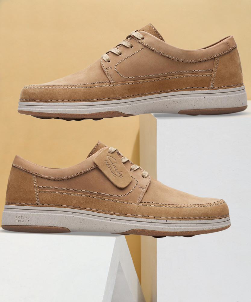 CLARKS Nature 5 Lo Dark Sand Combi Casuals For Men Buy CLARKS
