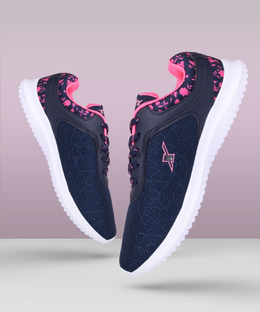 Navy blue clearance and pink sneakers