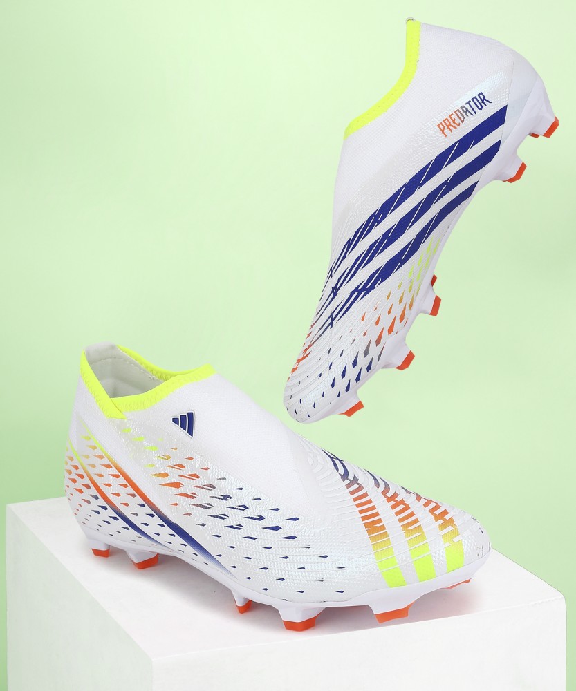 Orange and white adidas cheap football cleats