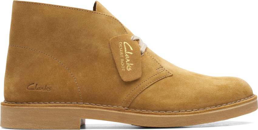 Clarks Mens Atticus LT Hi Cognac Suede Size 7