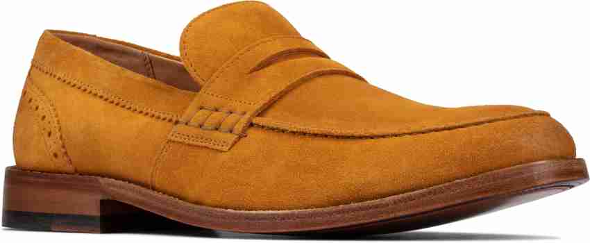 clarks ochre shoes