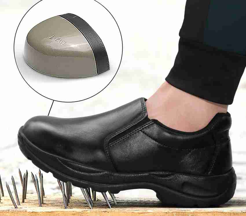 Safety shoes without lace discount