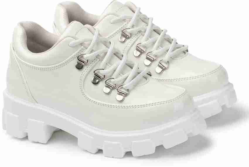 Public desire biggie on sale white chunky sneakers