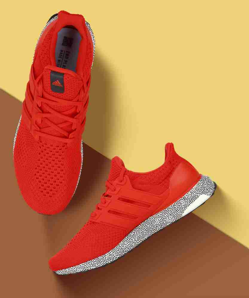 Adidas ultra boost mens hotsell running shoes - red